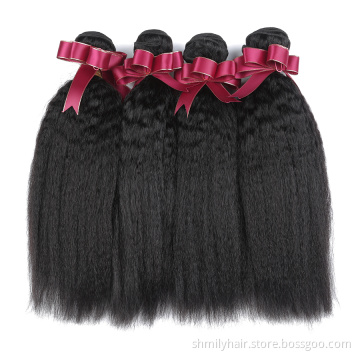 Unprocessed Virgin Raw Natural 100% Human Hair Bundle,Virgin Kinky Straight Hair,Wholesale Raw Virgin Remy Hair Malaysian Hair